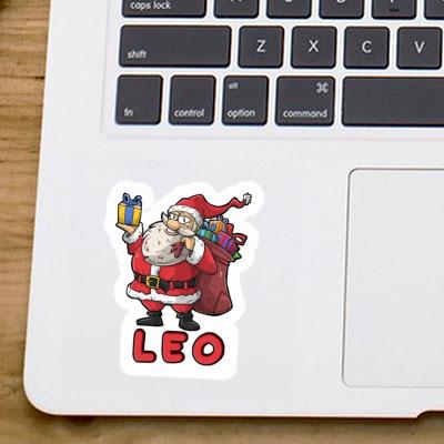 Leo Sticker Santa Notebook Leo Sticker Santa Gift package Image