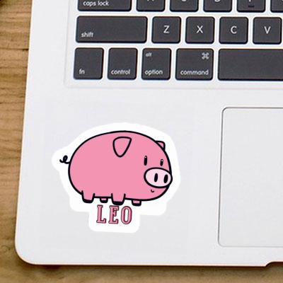 Cochon Autocollant Leo Notebook Cochon Autocollant Leo Notebook Image