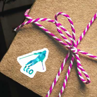 Sticker Skier Leo Notebook Sticker Skier Leo Gift package Image