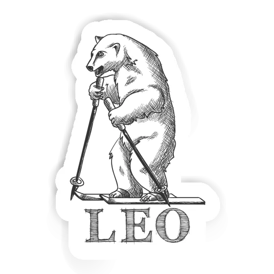 Skifahrer Aufkleber Leo Notebook Skifahrer Aufkleber Leo Notebook Image