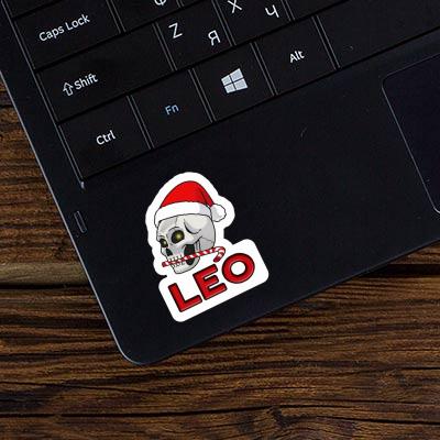Sticker Weihnachtstotenkopf Leo Notebook Sticker Weihnachtstotenkopf Leo Notebook Image