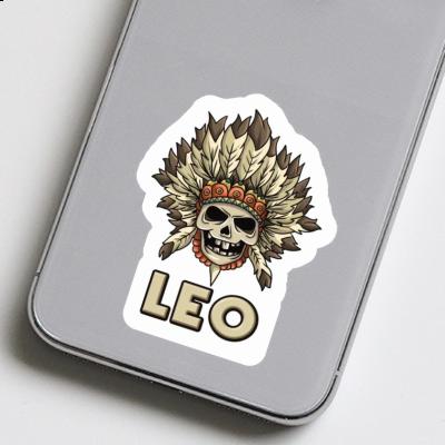 Sticker Leo Kinder Totenkopf Notebook Sticker Leo Kinder Totenkopf Gift package Image