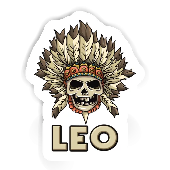 Autocollant Leo Enfants tête de mort Laptop Autocollant Leo Enfants tête de mort Laptop Image