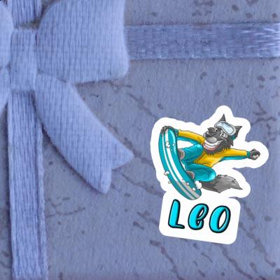 Sticker Leo Boarder Notebook Sticker Leo Boarder Gift package Image