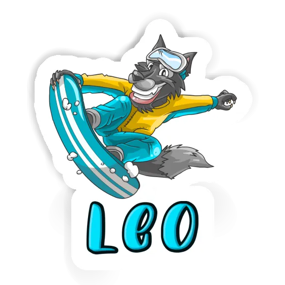 Sticker Leo Boarder Notebook Sticker Leo Boarder Notebook Image