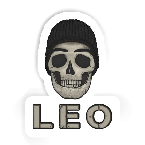 Leo Sticker Skull Image