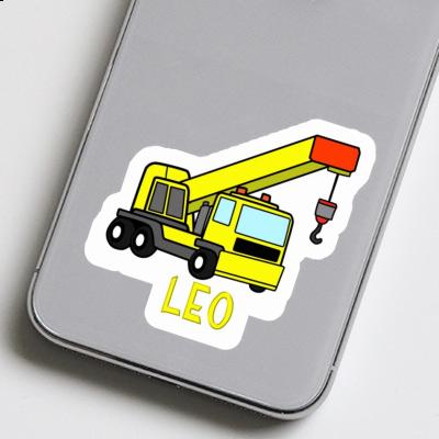 Leo Sticker Truck crane Notebook Leo Sticker Truck crane Gift package Image