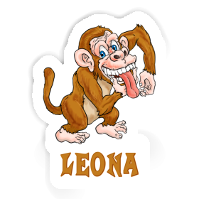 Affe Sticker Leona Image