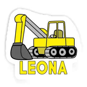 Leona Sticker Excavator Image