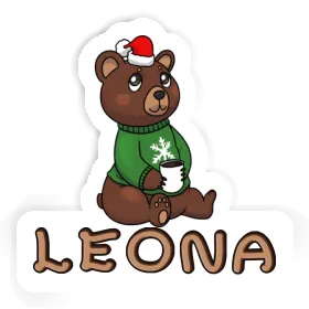 Sticker Christmas Bear Leona Image