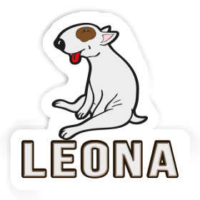 Aufkleber Bull Terrier Leona Image