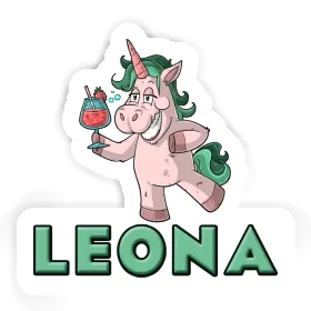 Sticker Leona Party Unicorn Image