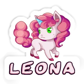 Unicorn Sticker Leona Image