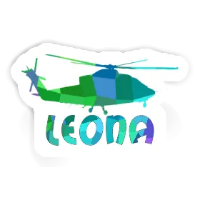 Helicopter Sticker Leona Image