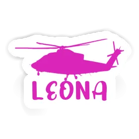 Helicopter Sticker Leona Image