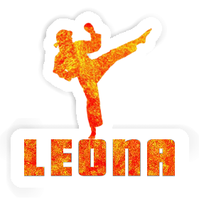 Leona Sticker Karateka Image