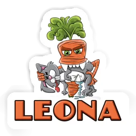 Sticker Monster Carrot Leona Image