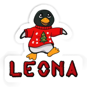 Sticker Christmas Penguin Leona Image