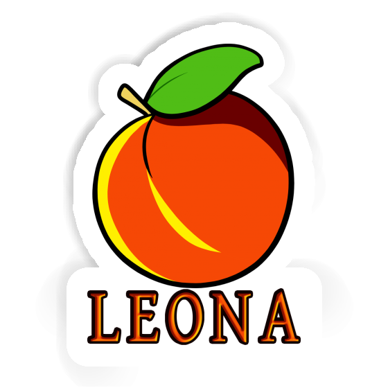 Leona Sticker Apricot Notebook Leona Sticker Apricot Gift package Image