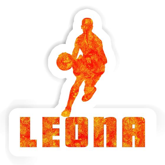 Leona Autocollant Joueur de basket-ball Notebook Leona Autocollant Joueur de basket-ball Notebook Image