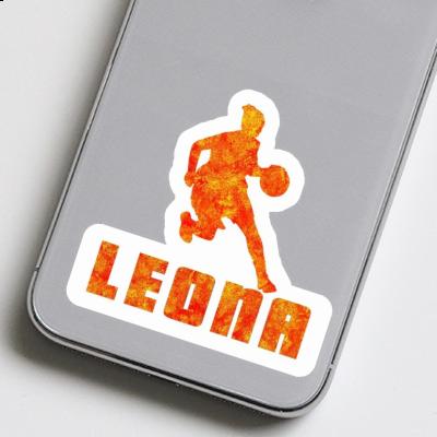 Leona Autocollant Joueuse de basket-ball Gift package Image