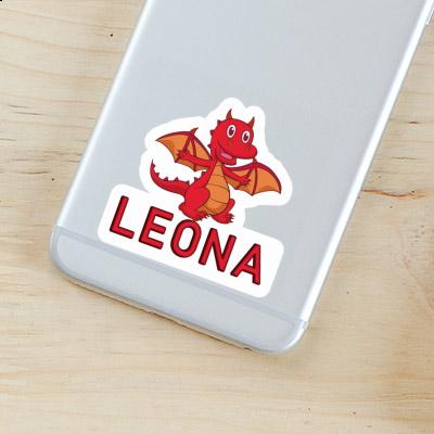 Leona Autocollant Dragon Image