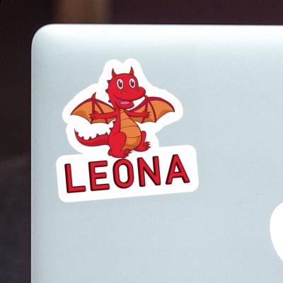 Leona Autocollant Dragon Laptop Image