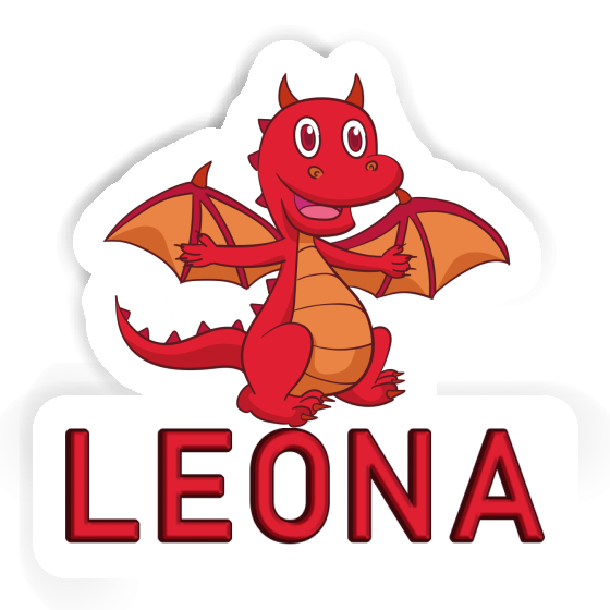 Leona Autocollant Dragon Notebook Leona Autocollant Dragon Gift package Image