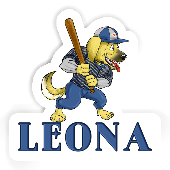 Baseball-Hund Aufkleber Leona Notebook Baseball-Hund Aufkleber Leona Gift package Image