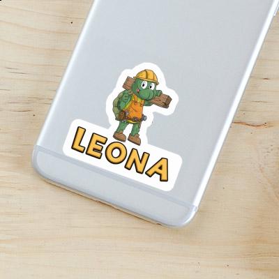 Leona Sticker Bauarbeiter Notebook Leona Sticker Bauarbeiter Gift package Image