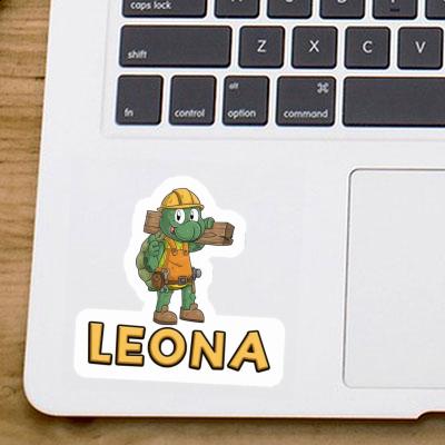 Leona Sticker Bauarbeiter Laptop Leona Sticker Bauarbeiter Laptop Image