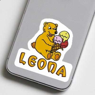 Eiscreme-Bär Sticker Leona Notebook Eiscreme-Bär Sticker Leona Gift package Image