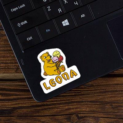Eiscreme-Bär Sticker Leona Notebook Eiscreme-Bär Sticker Leona Gift package Image
