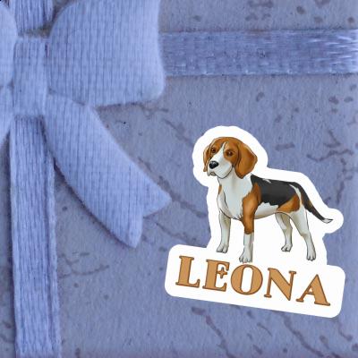 Sticker Beagle Leona Notebook Sticker Beagle Leona Gift package Image