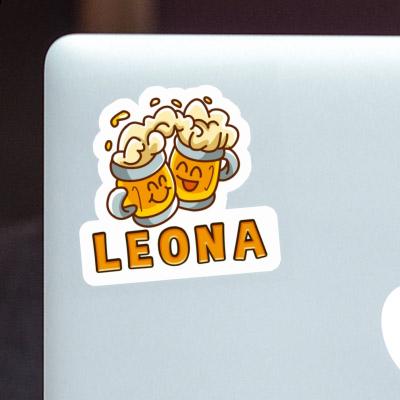 Leona Sticker Beer Notebook Leona Sticker Beer Notebook Image