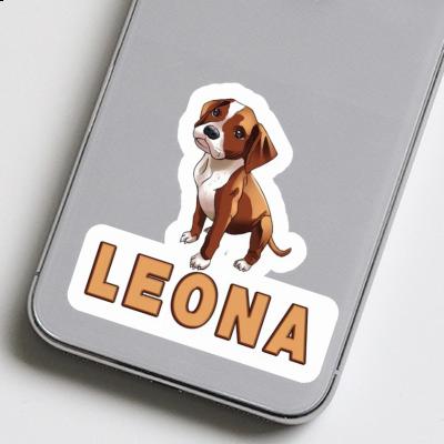 Leona Sticker Boxer Notebook Leona Sticker Boxer Notebook Image