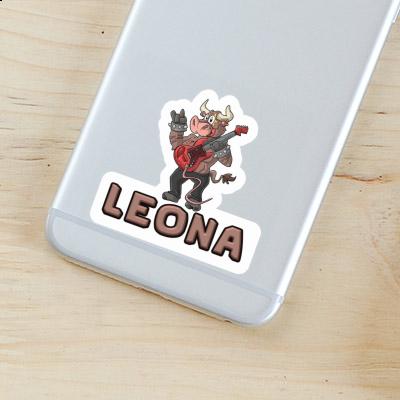 Aufkleber Gitarrist Leona Laptop Aufkleber Gitarrist Leona Laptop Image