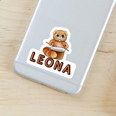 Autocollant Chat-tambour Leona Autocollant Chat-tambour Leona Image