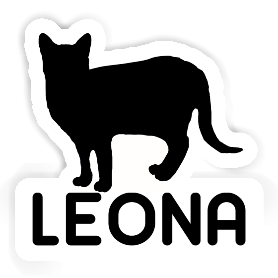 Autocollant Leona Chat Laptop Autocollant Leona Chat Laptop Image