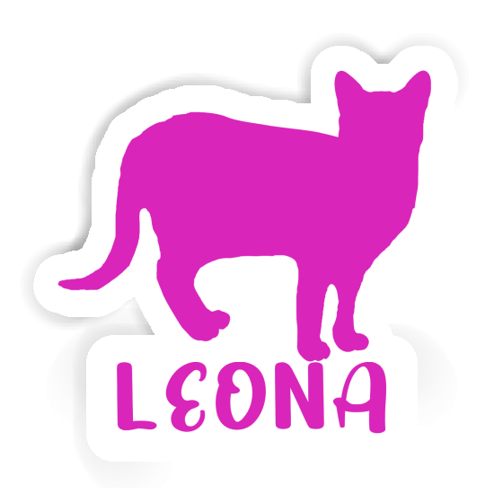 Chat Autocollant Leona Notebook Chat Autocollant Leona Notebook Image