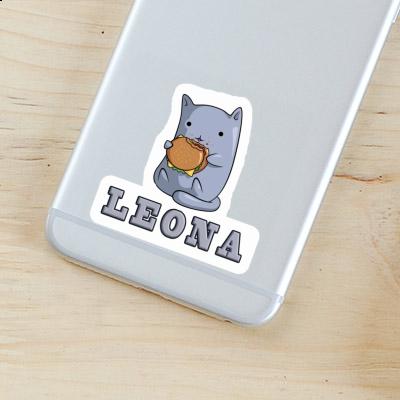 Autocollant Chat Leona Laptop Image