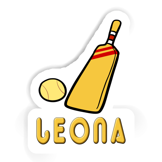 Leona Sticker Cricket Bat Notebook Leona Sticker Cricket Bat Gift package Image