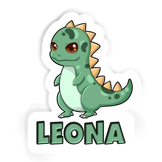 Sticker Leona Dino Notebook Sticker Leona Dino Gift package Image