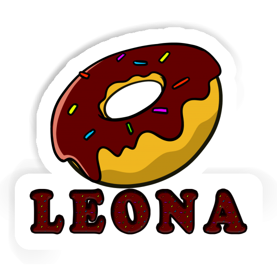 Leona Sticker Donut Notebook Leona Sticker Donut Notebook Image