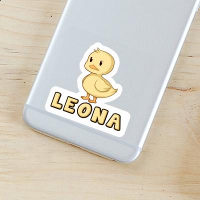 Leona Sticker Duck Notebook Leona Sticker Duck Gift package Image