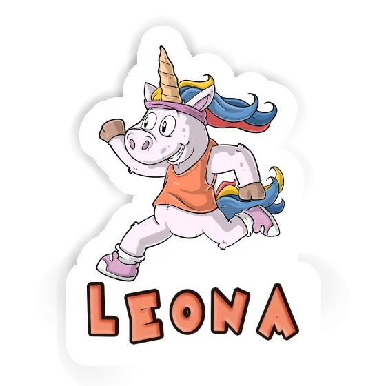 Autocollant Coureuse Leona Autocollant Coureuse Leona Image