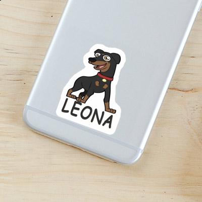 Leona Sticker Pinscher Notebook Leona Sticker Pinscher Gift package Image