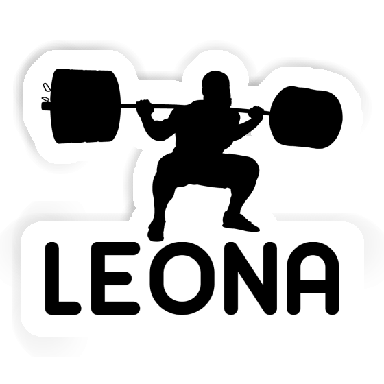 Sticker Gewichtheber Leona Notebook Sticker Gewichtheber Leona Notebook Image