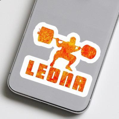 Leona Sticker Gewichtheber Laptop Leona Sticker Gewichtheber Laptop Image