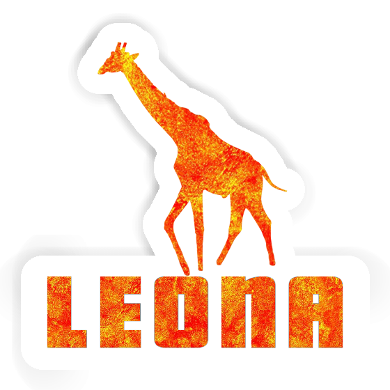 Girafe Autocollant Leona Notebook Girafe Autocollant Leona Gift package Image